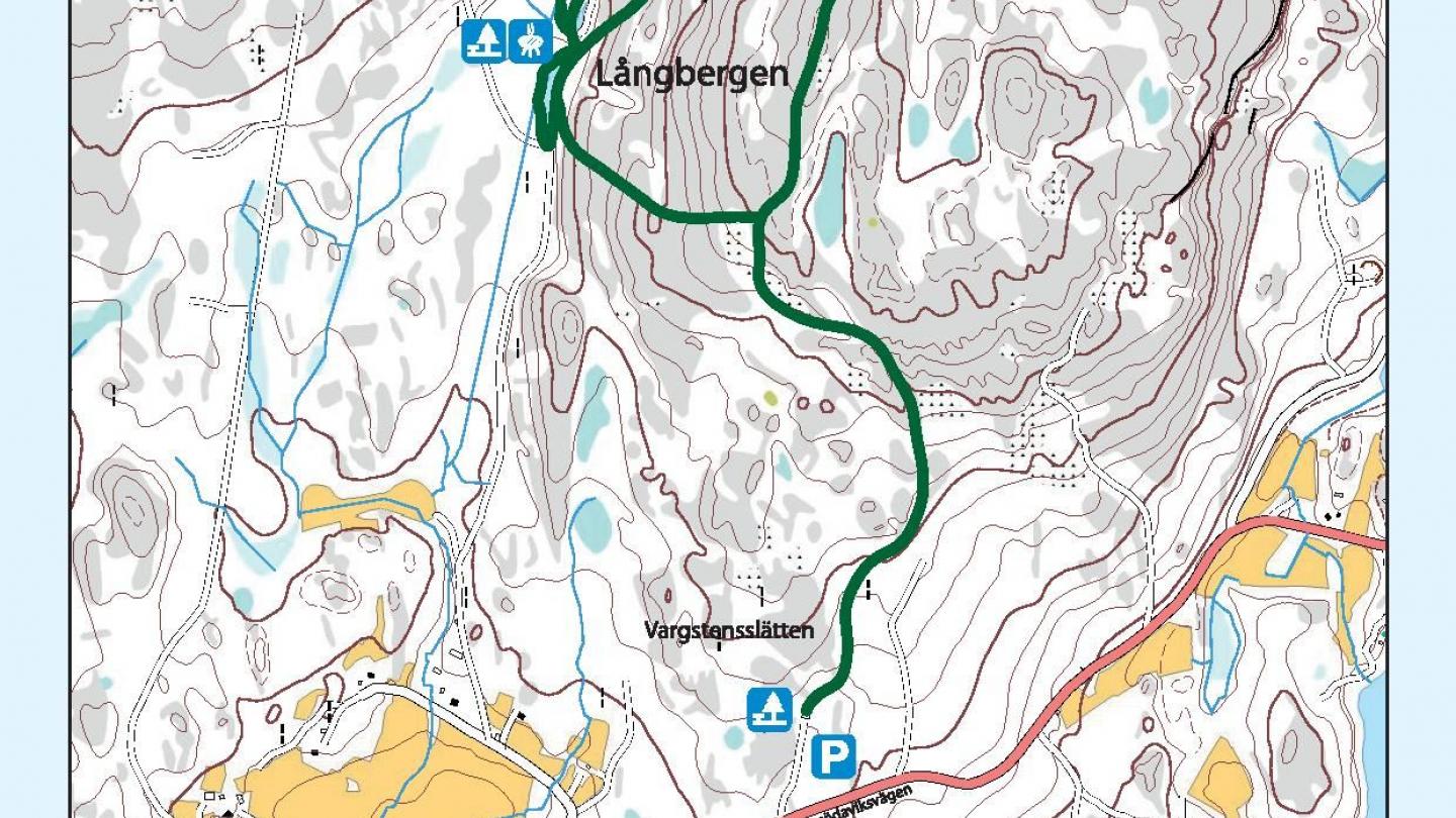Långbergen 5,5 km − wilderness and stone age