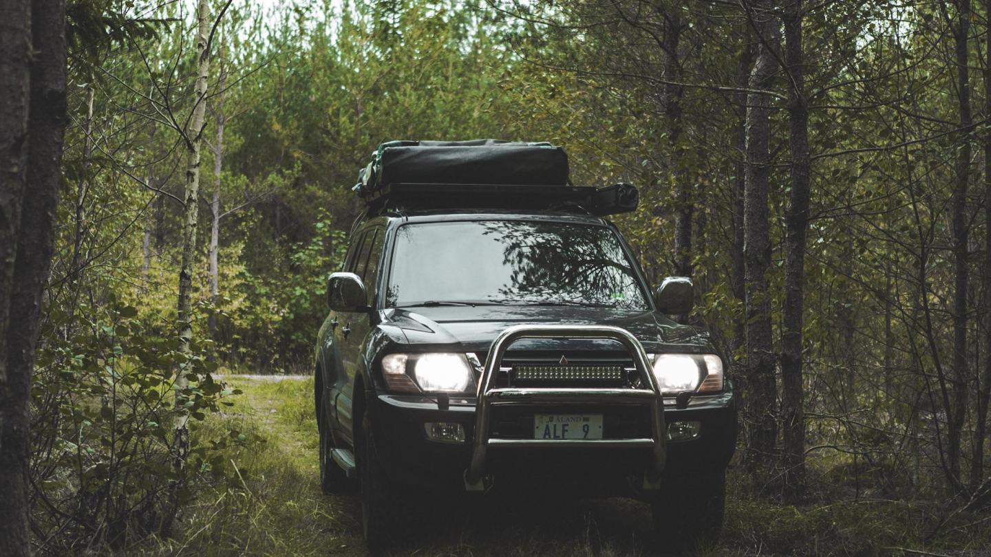 Overlanding in the nature of Åland