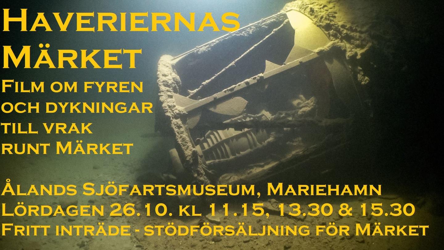 Filmförevisning: Haveriernas Märket på Ålands Sjöfartsmuseum